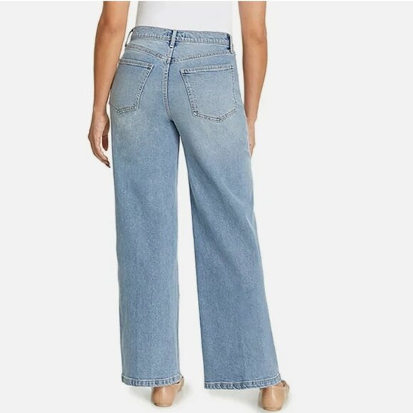 NWT WOMENS NINE WEST WIDE LEG JEANS -10 - Picture 3 of 4